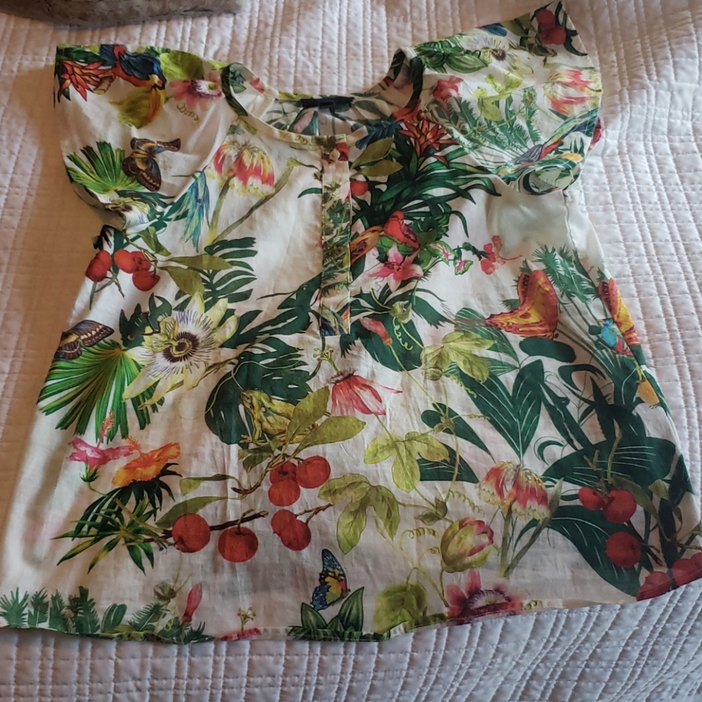 Jcrew Ratti print blouse